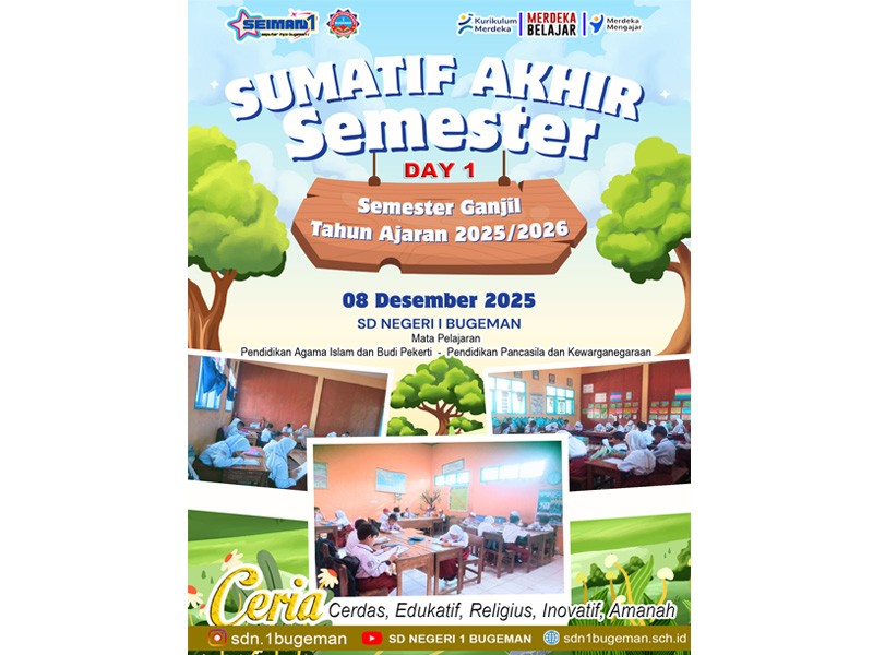 SUMATIF AKHIR SEMESTER (SAS) SEMESTER GANJIL  TAHUN PELAJARAN 2025/2026